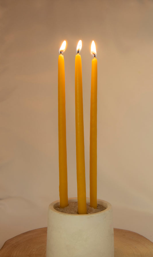 100 % Beeswax Church Candles - Orthodox Slim Candles