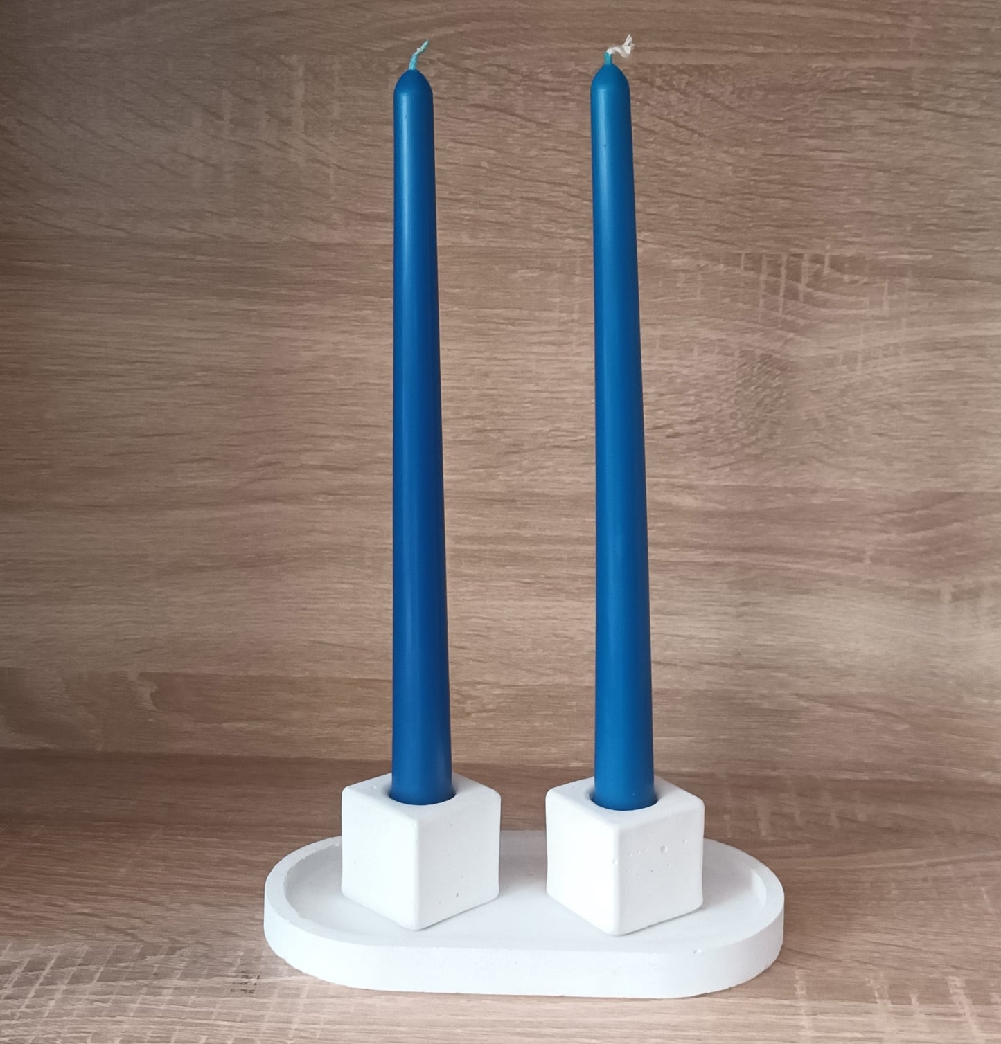 This is a picture of 10" Beeswax Taper Candles Sticks - Colorful Dinner Candles for Wedding and Modern Home Decor